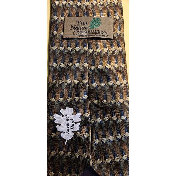 NATURE CONSERVANCY MENS TIE SAVANNAH HAWK - Picture 4 of 5